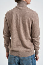 Maglione uomo dolcevita panna UGF4089 TORTORA GRIFFAI 