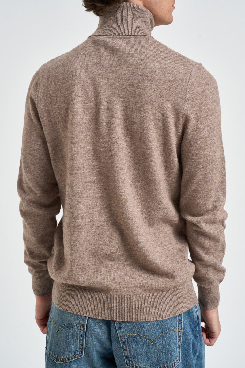 Maglione uomo dolcevita panna UGF4089 TORTORA GRIFFAI 