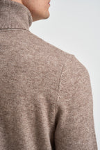 Maglione uomo dolcevita panna UGF4089 TORTORA GRIFFAI 