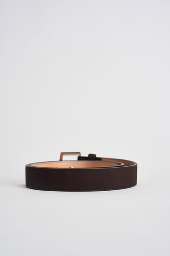 Cintura donna con borchie marrone scuro - 3