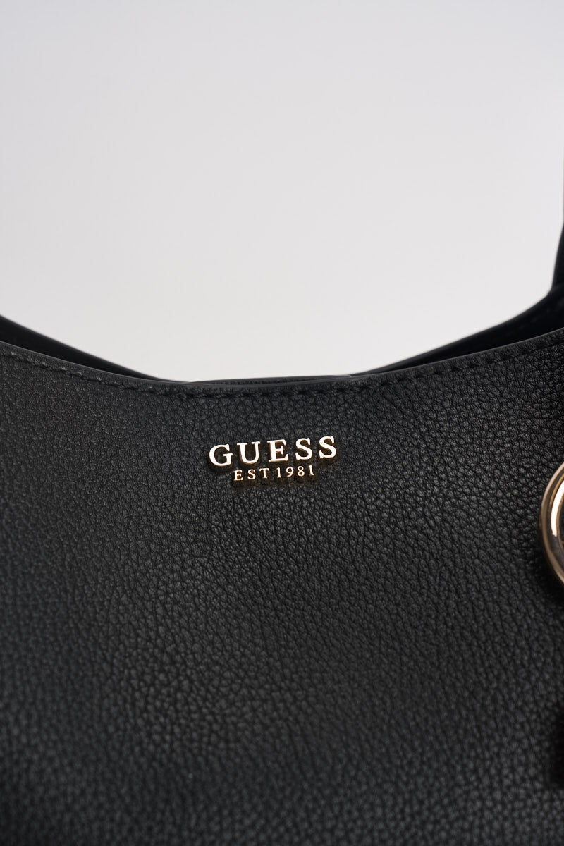 Borsa donna a tracolla Melody nera HWBG9735060 NERO GUESS 