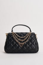 Borsa a mano Giully in similpelle nera HWQG9673190 BLACK GUESS 