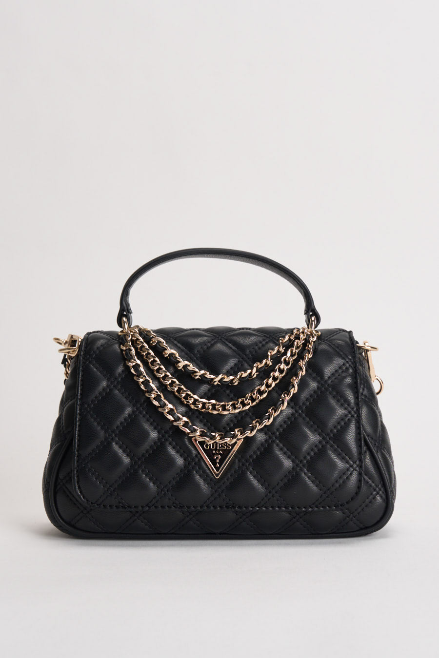 Borsa a mano Giully in similpelle nera HWQG9673190 BLACK GUESS 
