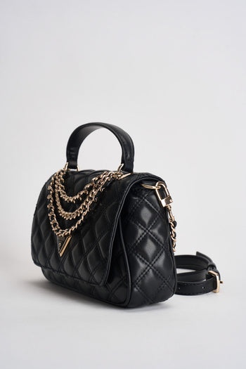 Borsa a mano Giully in similpelle nera - 3