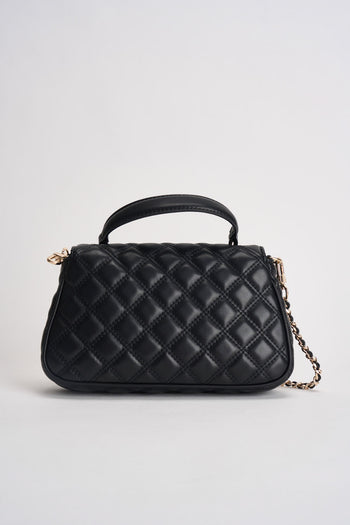 Borsa a mano Giully in similpelle nera - 5