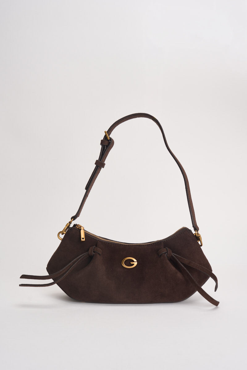 Borsa donna a spalla Allegra marrone scuro HWSG2237180 ESPRESSO GUESS 
