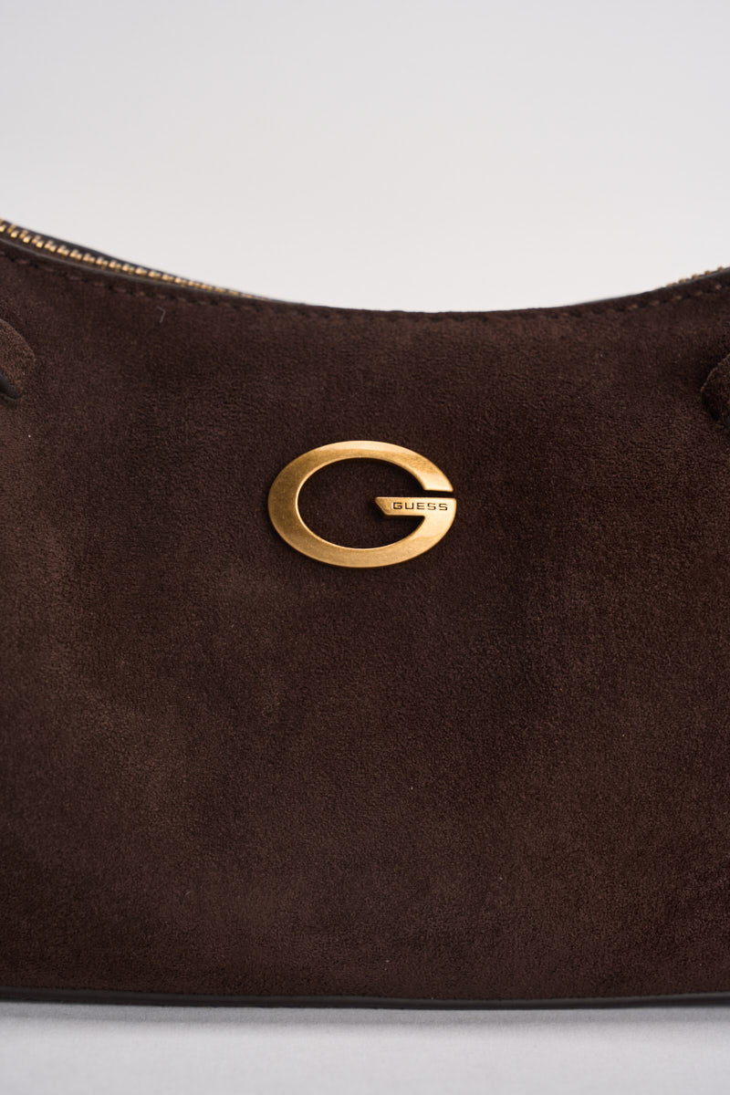 Borsa donna a spalla Allegra marrone scuro HWSG2237180 ESPRESSO GUESS 