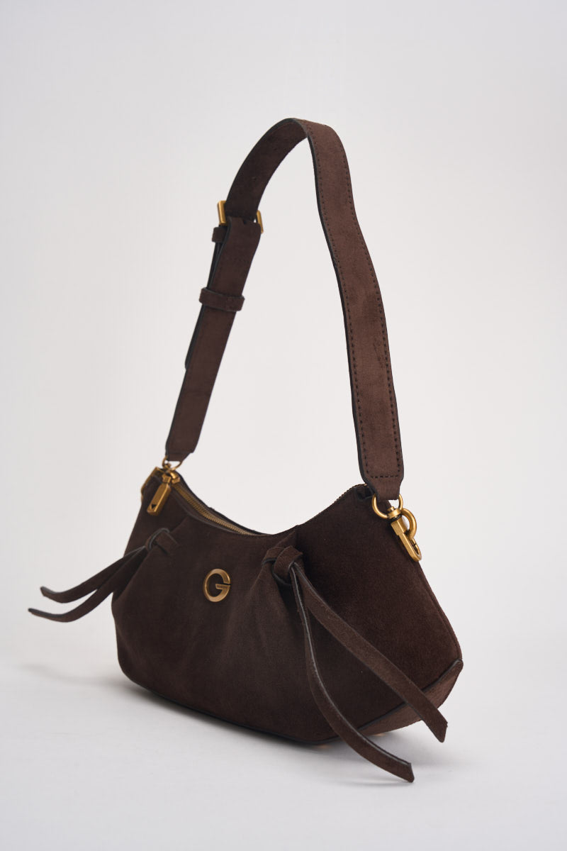 Borsa donna a spalla Allegra marrone scuro HWSG2237180 ESPRESSO GUESS 