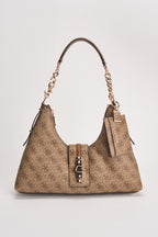 Borsa donna Yvonne similpelle marrone chiaro HWSG2378010 LTL GUESS 