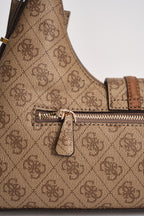 Borsa donna Yvonne similpelle marrone chiaro HWSG2378010 LTL GUESS 