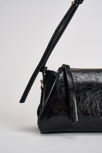 Borsa donna lucida nera - 3