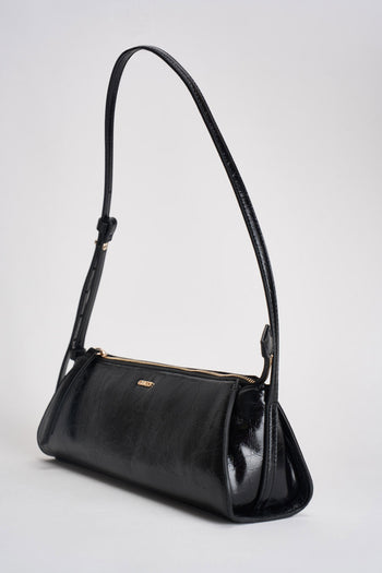Borsa donna lucida nera - 4