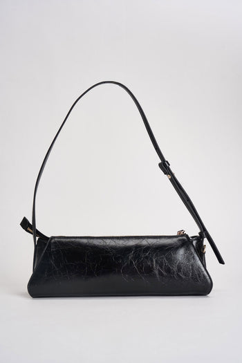 Borsa donna lucida nera - 5