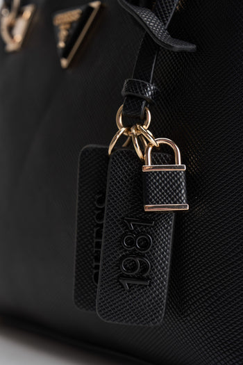 Borsa donna a mano Noelle nera - 5