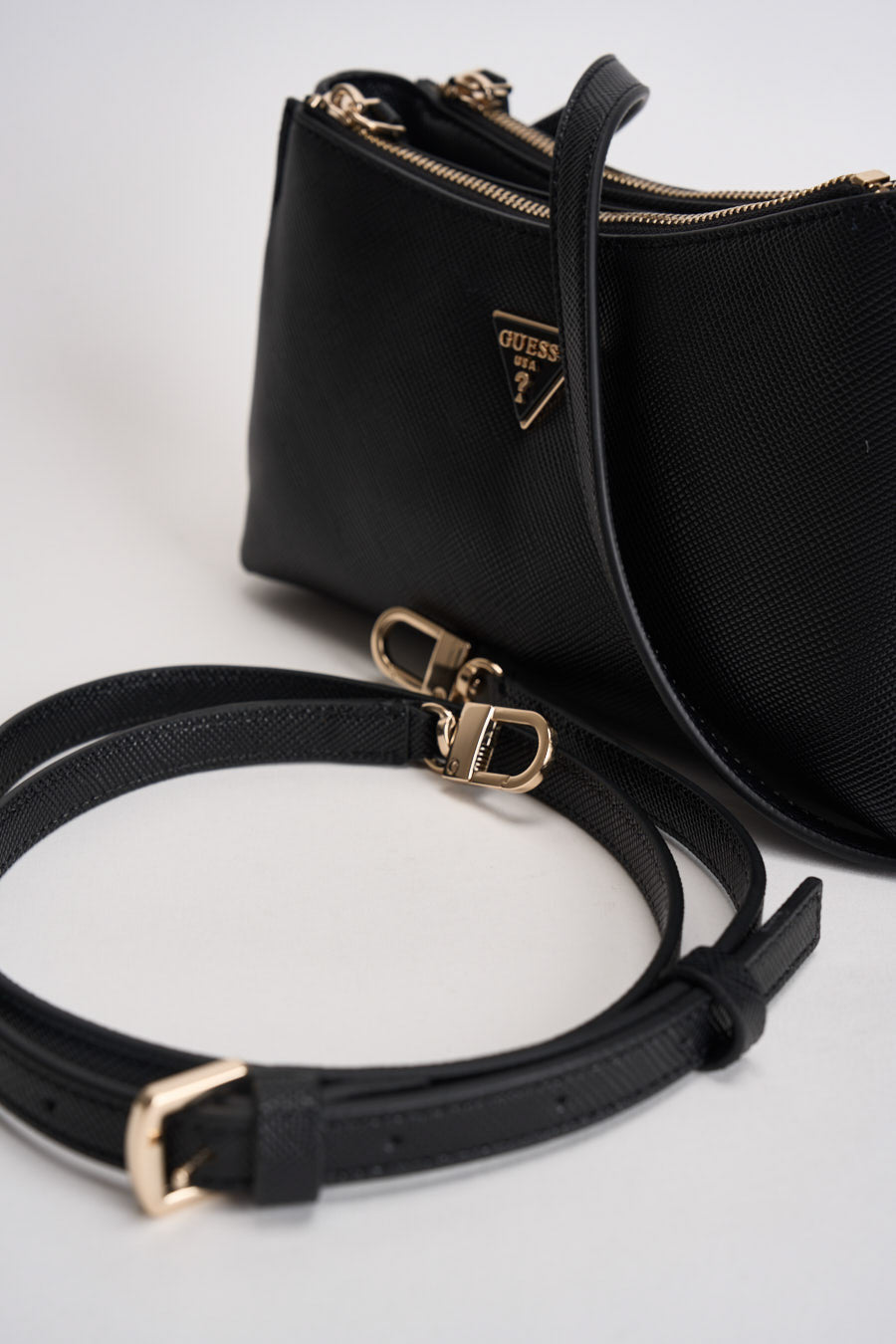 Borsa donna a spalla nera HWZG9672730 BLACK GUESS 