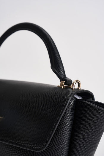 Borsa donna Gilda Mini  in similpelle nera - 4