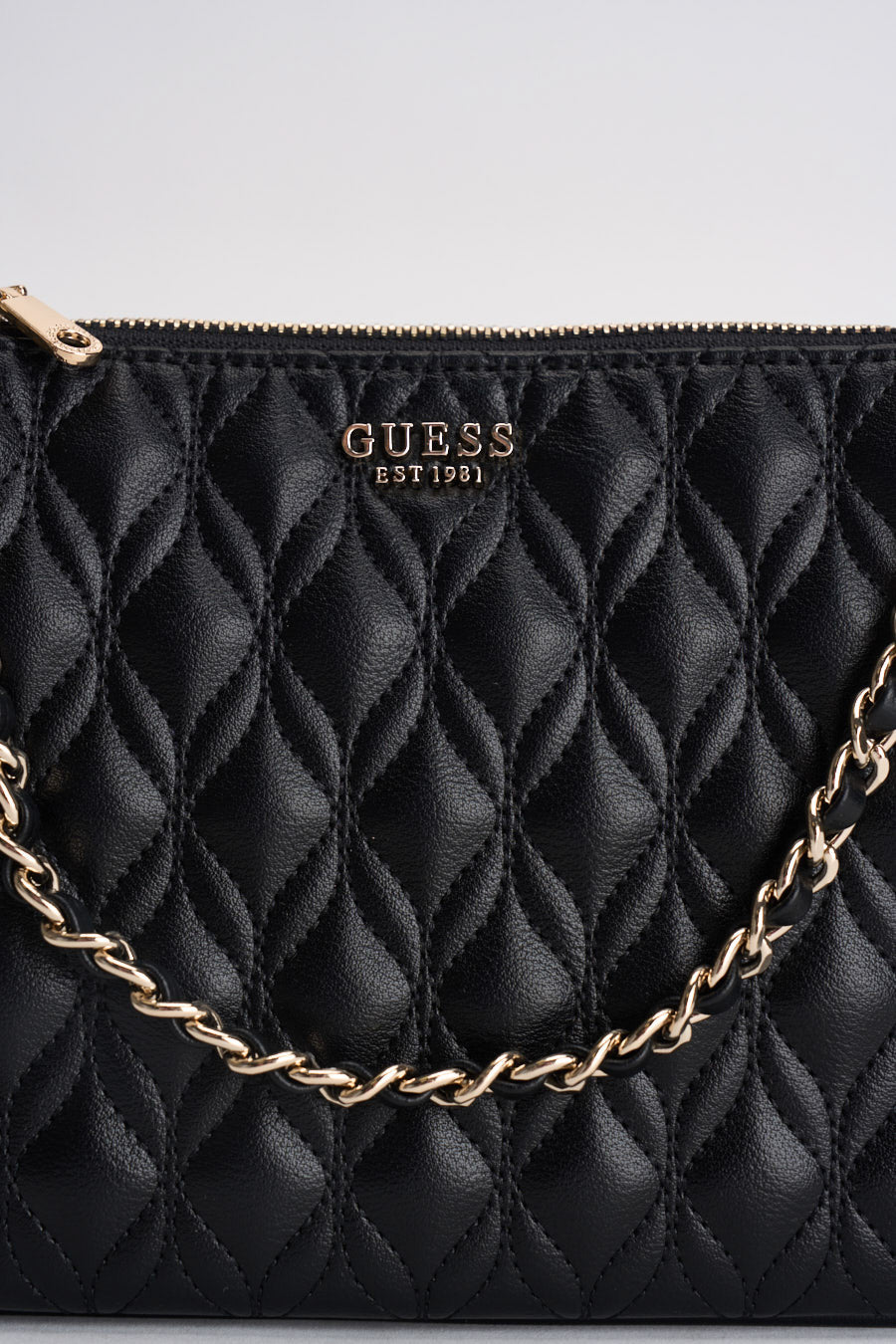 Borsa donna trapuntata nera PW7577P6322 BLACK GUESS 