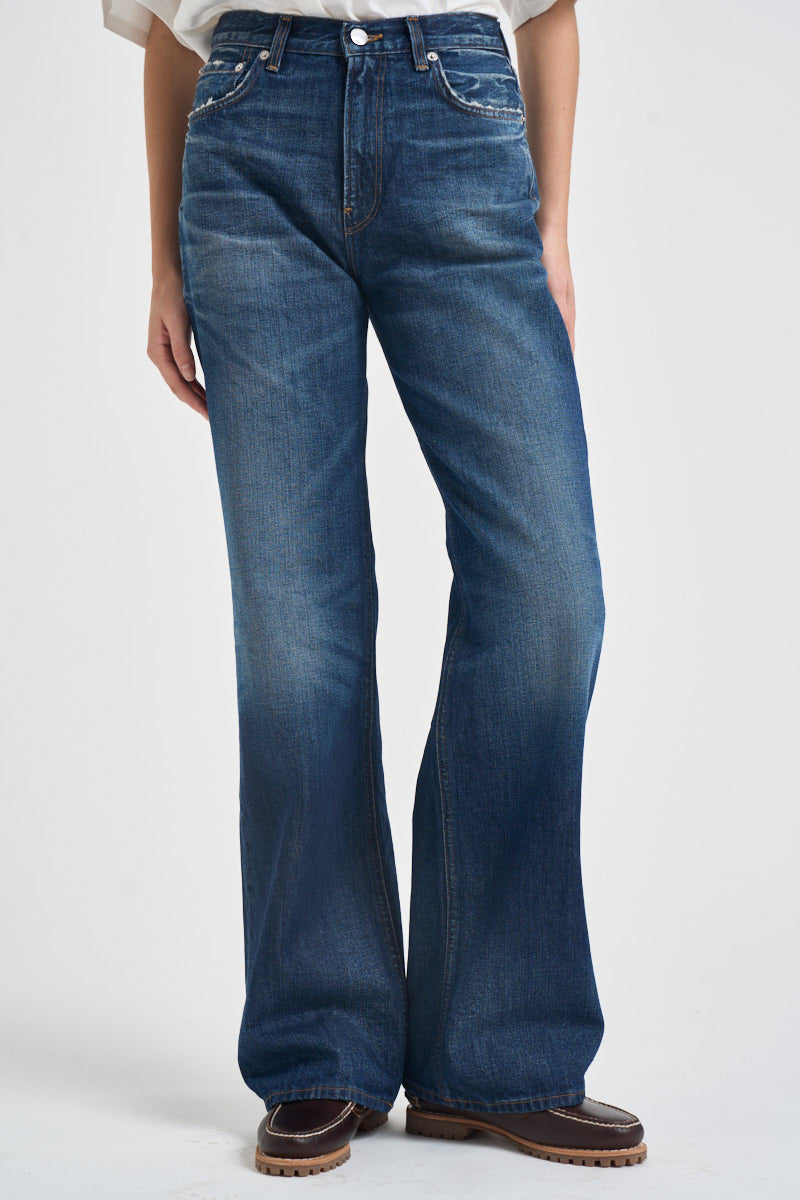 Jeans donna Korea Norm Core in denim blu KOREA NORMCORE HAIKURE 