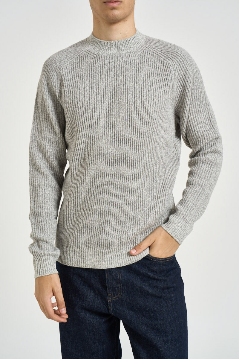 Maglione uomo girocollo grigio mélange 3223H PERLA HAMAKI-HO MILANO 