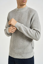 Maglione uomo girocollo grigio mélange 3223H PERLA HAMAKI-HO MILANO 