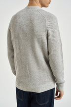 Maglione uomo girocollo grigio mélange 3223H PERLA HAMAKI-HO MILANO 
