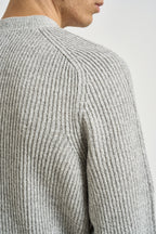 Maglione uomo girocollo grigio mélange 3223H PERLA HAMAKI-HO MILANO 