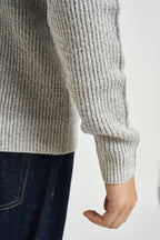 Maglione uomo girocollo grigio mélange 3223H PERLA HAMAKI-HO MILANO 