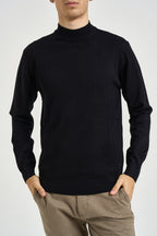 Maglia uomo dolcevita nera 3236H NERO HAMAKI-HO MILANO 
