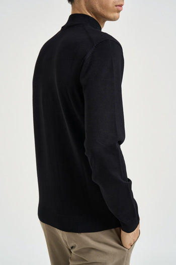 Maglia uomo dolcevita nera - 4