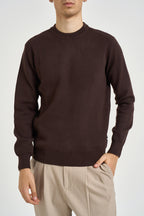 Maglia uomo girocollo marrone 3248H MORO HAMAKI-HO MILANO 
