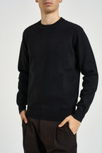 Maglia uomo girocollo nera 3248H NERO HAMAKI-HO MILANO 