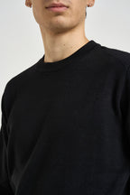 Maglia uomo girocollo nera 3248H NERO HAMAKI-HO MILANO 