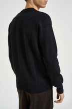 Maglia uomo girocollo nera 3248H NERO HAMAKI-HO MILANO 