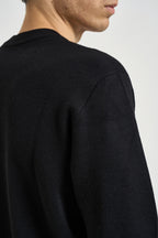 Maglia uomo girocollo nera 3248H NERO HAMAKI-HO MILANO 