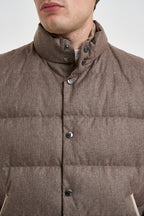 Gilet uomo piumino marrone melange VANCOUVER NOCCIOLA HELMUR 