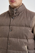 Gilet uomo piumino marrone melange VANCOUVER NOCCIOLA HELMUR 