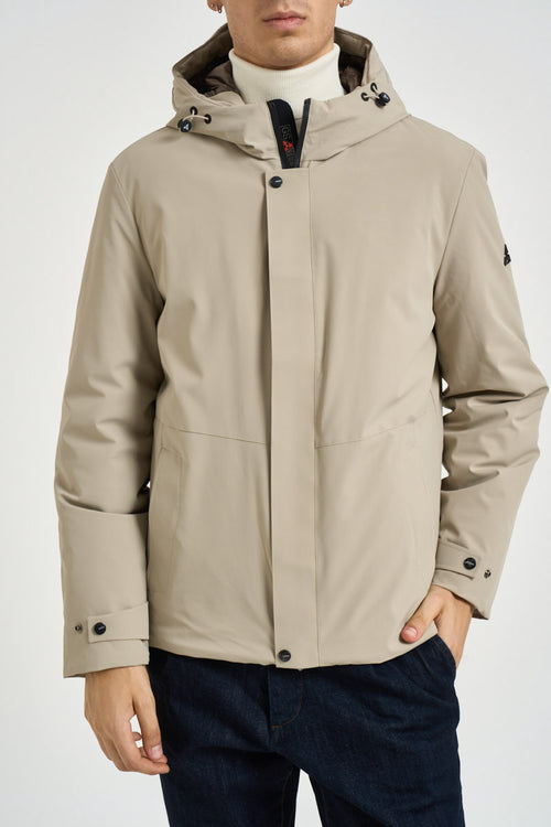 Giacca uomo impermeabile beige - 1