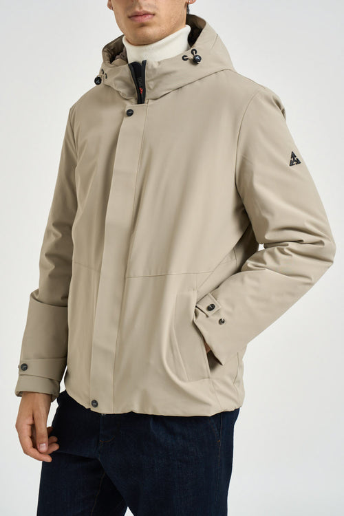 Giacca uomo impermeabile beige - 2