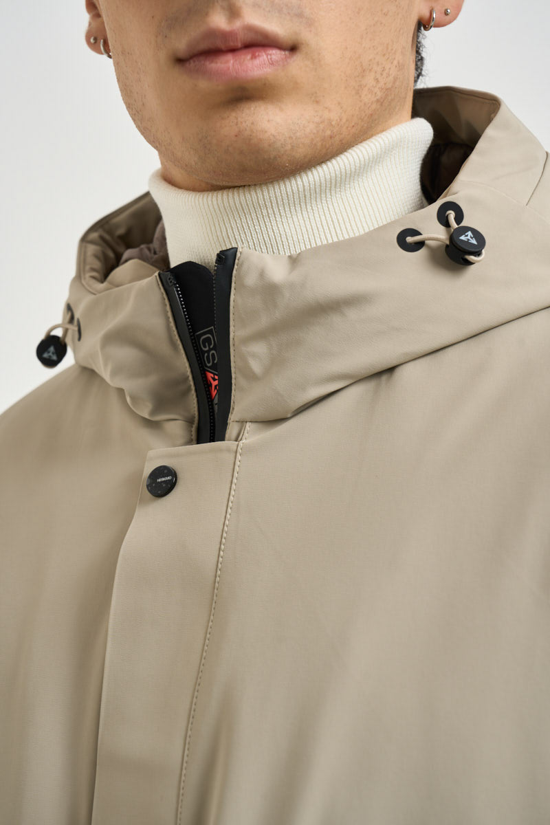 Giacca uomo impermeabile beige HE2440005 BEIGE HESKIMO 