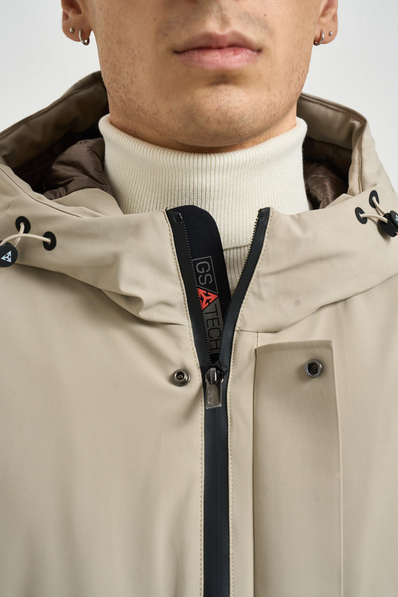 Giacca uomo impermeabile beige HE2440005 BEIGE HESKIMO 