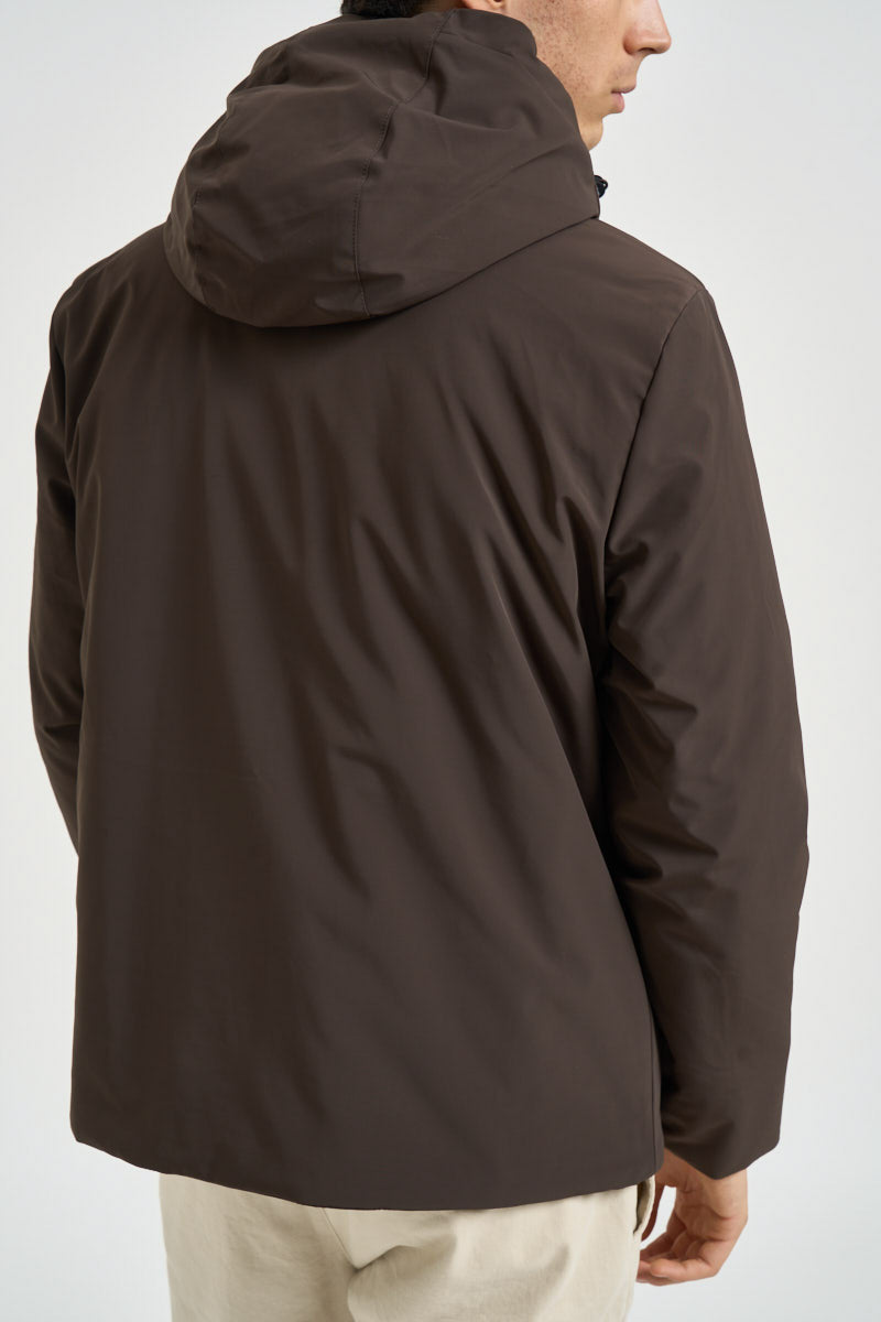 Giacca uomo impermeabile marrone HE2440005 MORO HESKIMO 