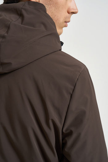 Giacca uomo impermeabile marrone - 6