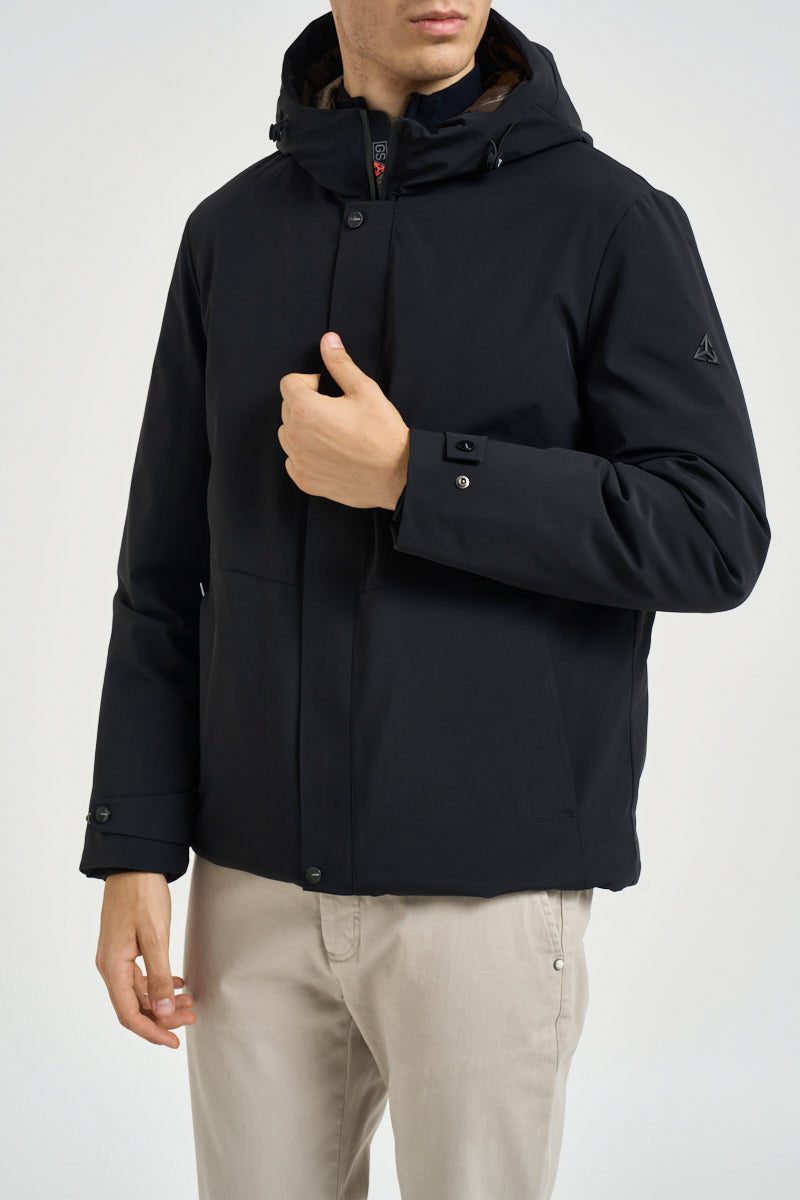 Giacca uomo impermeabile nera HE2440005 NERO HESKIMO 