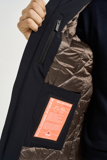 Giacca uomo impermeabile nera - 8