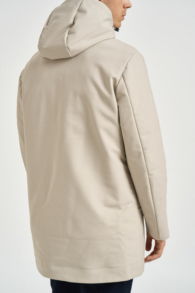 Parka uomo impermeabile beige HE2440015 BEIGE HESKIMO 