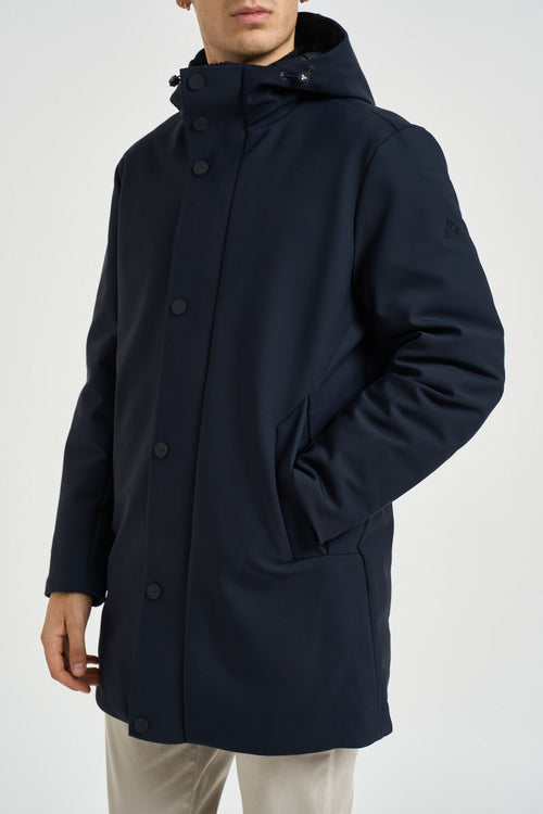 Parka uomo impermeabile blu notte - 2