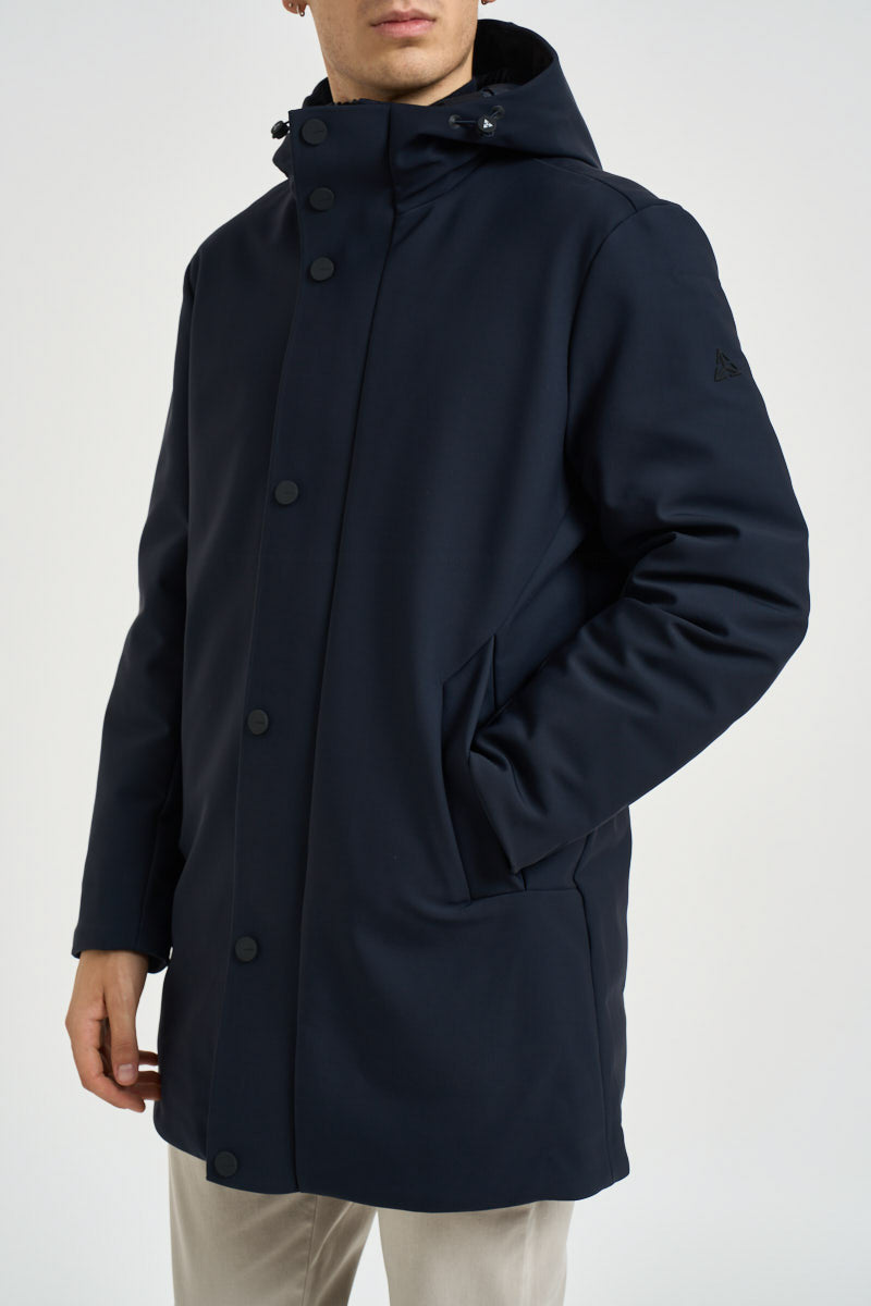 Parka uomo impermeabile blu notte HE2440015 BLU HESKIMO 