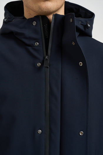 Parka uomo impermeabile blu notte - 4