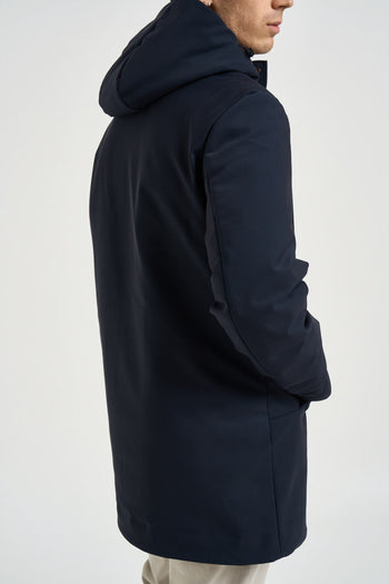 Parka uomo impermeabile blu notte - 5