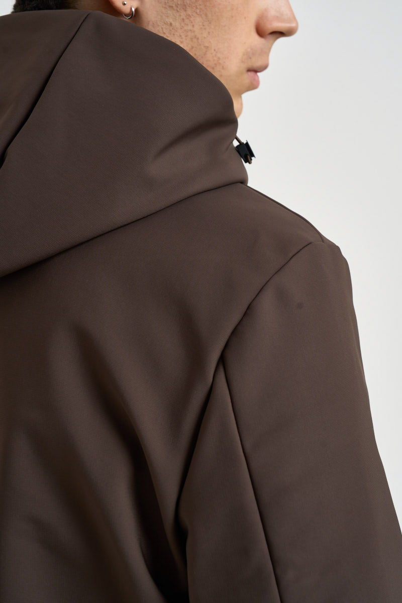 Parka uomo impermeabile marrone HE2440015 MORO HESKIMO 